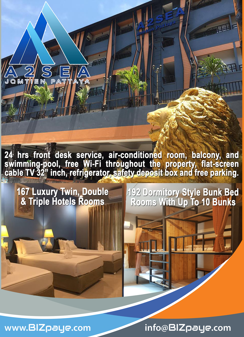 A2SEA RESORT JOMTIEN BEACH THAILAND - BIZpaye Intl. Group - BIZpaye ...